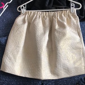 Urban Outfitters— Cream/Gold Skirt